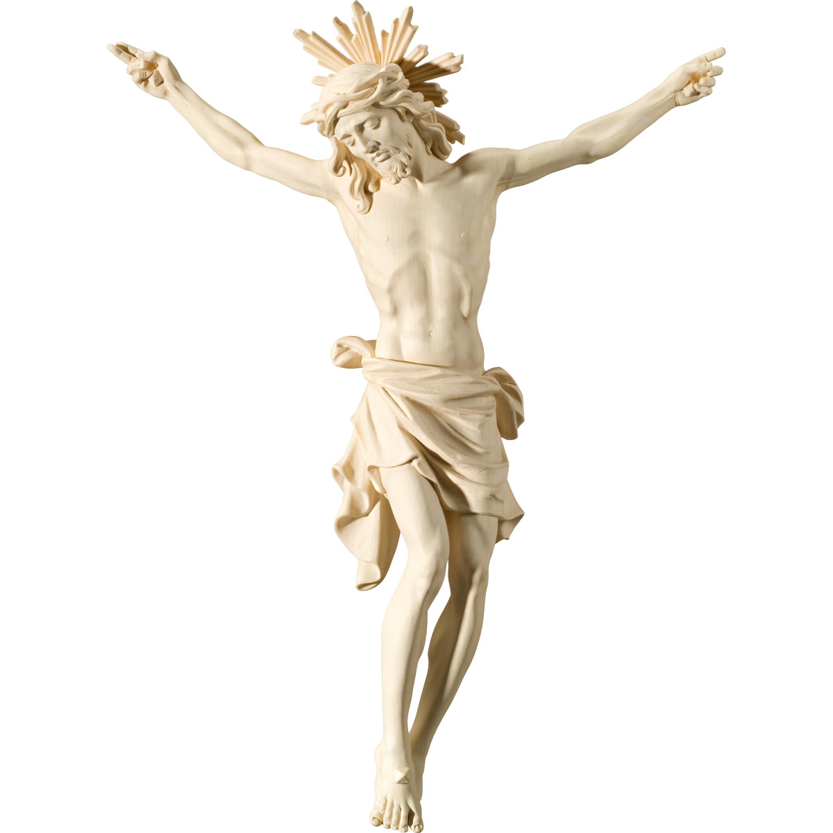Cristo Pisa con aureola